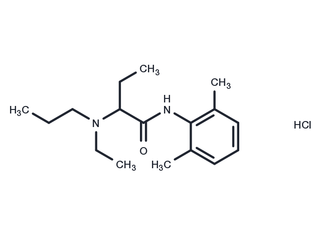 TargetMol Chemical Structure Etidocaine Hydrochloride