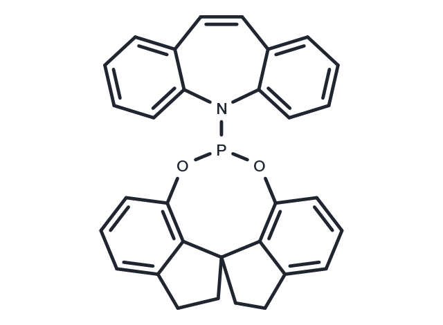 (11aR)-5-(4,5,6,7-Tetrahydrodiindeno[7,1-de:1',7'-fg][1,3,2]dioxaphosphocin-12-yl)-5H-dibenzo[b,f]azepine Chemical Structure