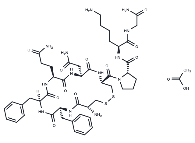 Felypressin acetate Chemical Structure