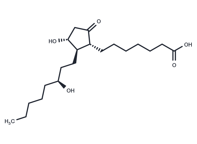 13,14-dihydro Prostaglandin E1 Chemical Structure