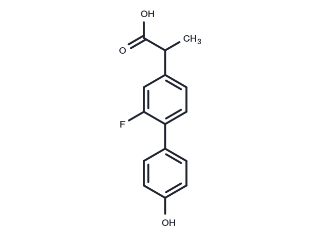 4'-hydroxy Flurbiprofen Chemical Structure
