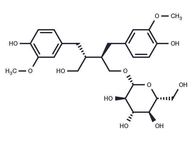 TargetMol Chemical Structure Secoisolariciresinol monoglucoside