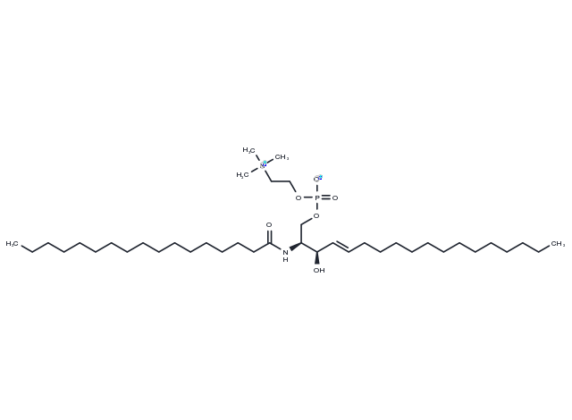 C17 Sphingomyelin (d18:1/17:0) Chemical Structure