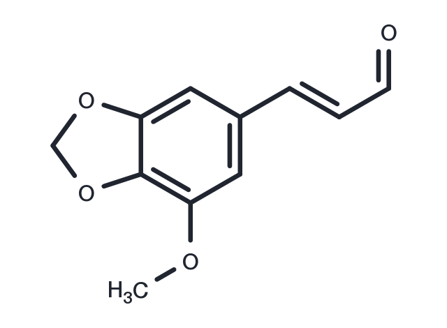 TargetMol Chemical Structure 3-Methoxy-4,5-methylenedioxycinnamaldehyde
