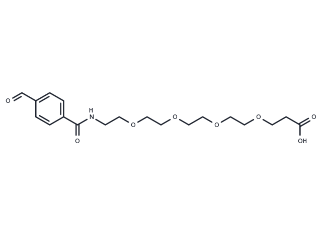 Ald-Ph-amido-PEG4-C2-acid Chemical Structure