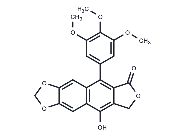 TargetMol Chemical Structure Tetradehydropodophyllotoxin