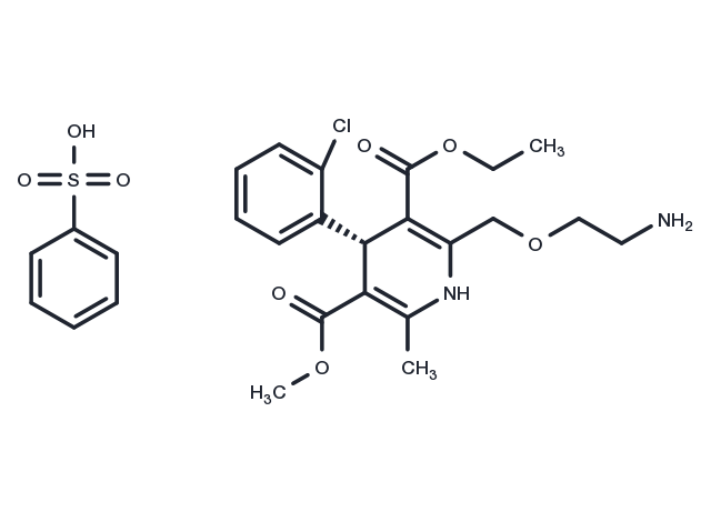 TargetMol Chemical Structure Levamlodipine besylate