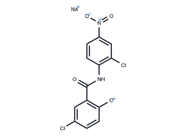 Niclosamide sodium Chemical Structure