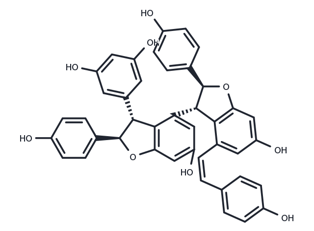 cis-Miyabenol C Chemical Structure