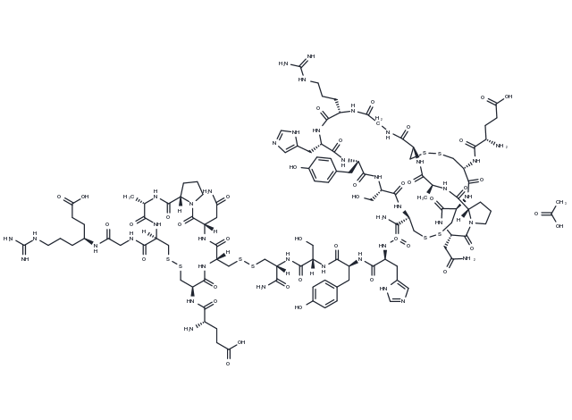 α-Conotoxin GI acetate Chemical Structure