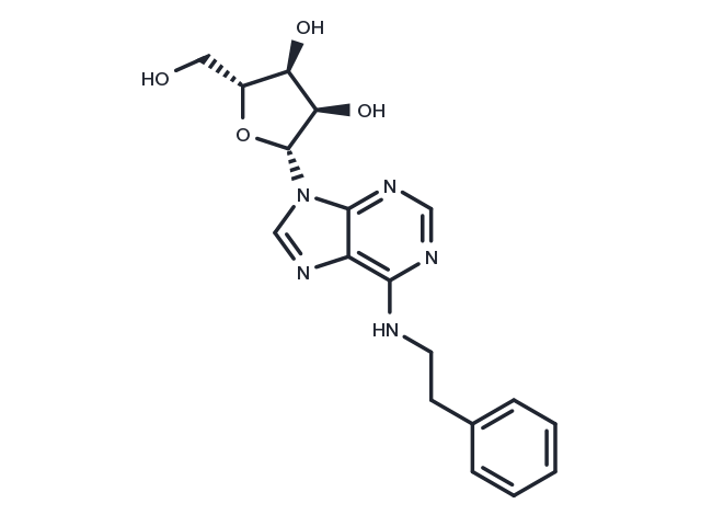TargetMol Chemical Structure N6-(2-Phenylethyl)adenosine