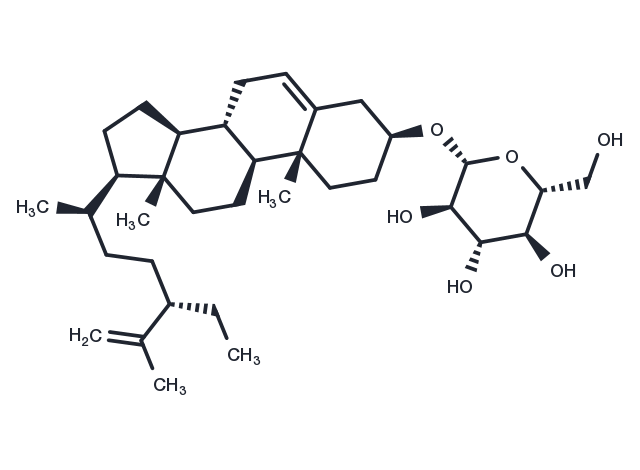 Clerosterol glucoside Chemical Structure