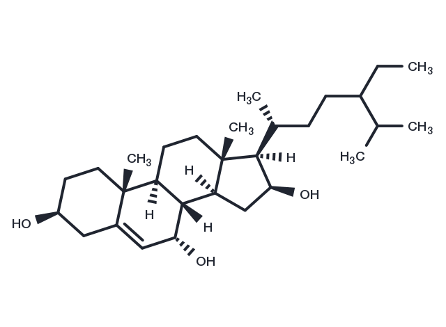 TargetMol Chemical Structure 3,7,16-Trihydroxystigmast-5-ene