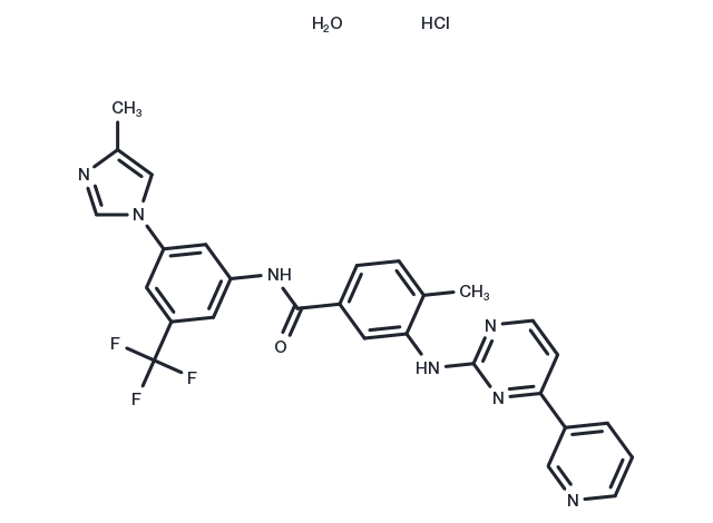 Nilotinib monohydrochloride monohydrate Chemical Structure