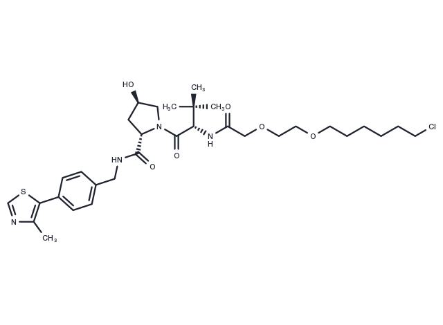 TargetMol Chemical Structure (S,R,S)-AHPC-PEG2-C4-Cl
