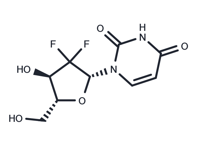 TargetMol Chemical Structure 2′,2′-Difluorodeoxyuridine