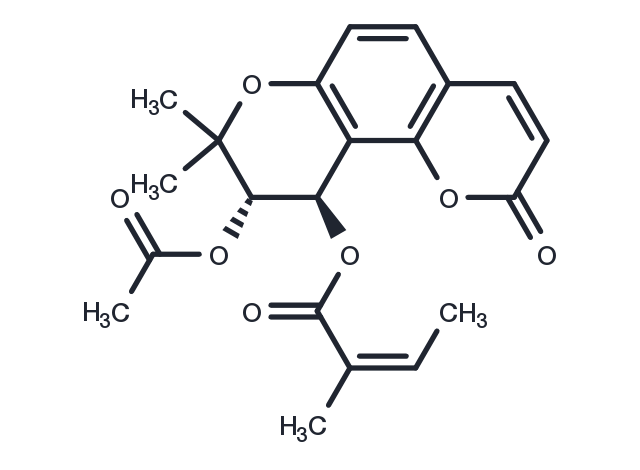 Peucedanocoumarin II Chemical Structure