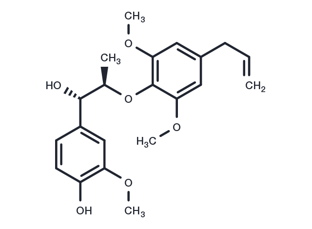 (rel)-Myrislignan Chemical Structure