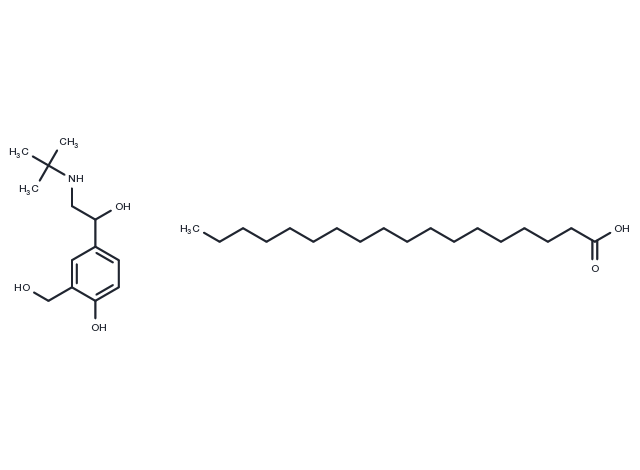 Albuterol stearate Chemical Structure