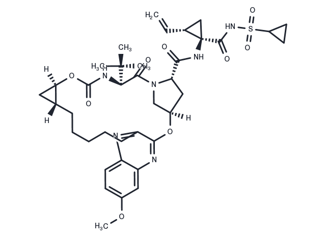 TargetMol Chemical Structure Grazoprevir