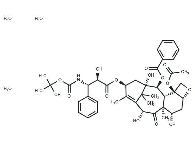 TargetMol Chemical Structure Docetaxel trihydrate