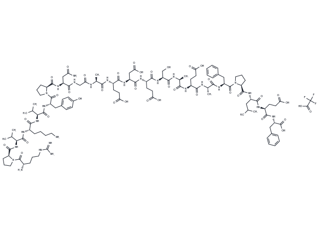 Adrenocorticotropic Hormone (ACTH) (18-39), human TFA Chemical Structure