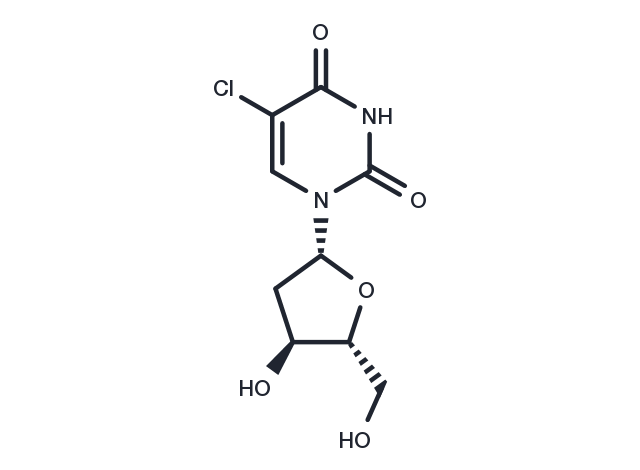 5-Chloro-2'-deoxyuridine Chemical Structure