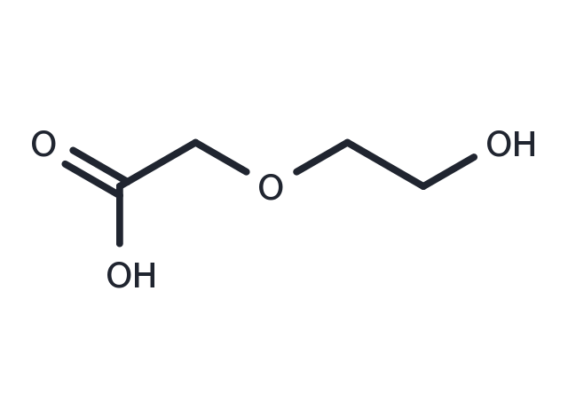 (2-Hydroxyethoxy)acetic acid Chemical Structure