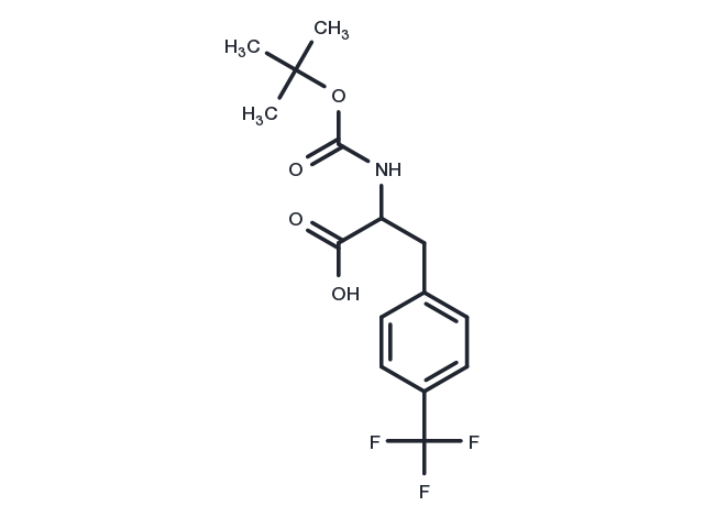 N-Boc-4-(trifluoromethyl)-L-phenylalanine Chemical Structure