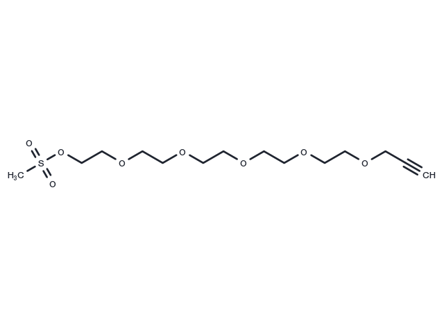 TargetMol Chemical Structure Propargyl-PEG5-Ms