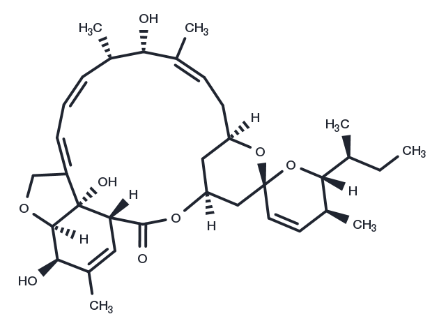 Avermectin B1a aglycone Chemical Structure