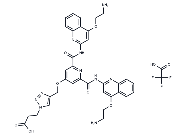 Carboxy pyridostatin trifluoroacetate salt Chemical Structure