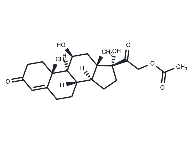 TargetMol Chemical Structure Hydrocortisone acetate
