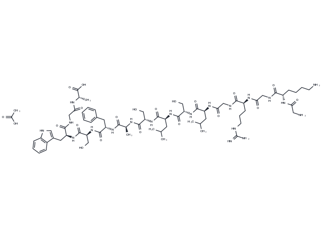 [Ala113]-MBP (104-118) acetate Chemical Structure