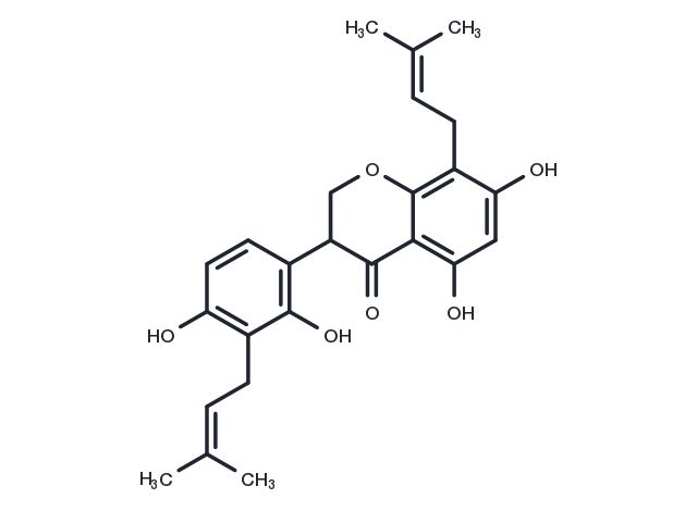 3'-Dimethylallylkievitone Chemical Structure