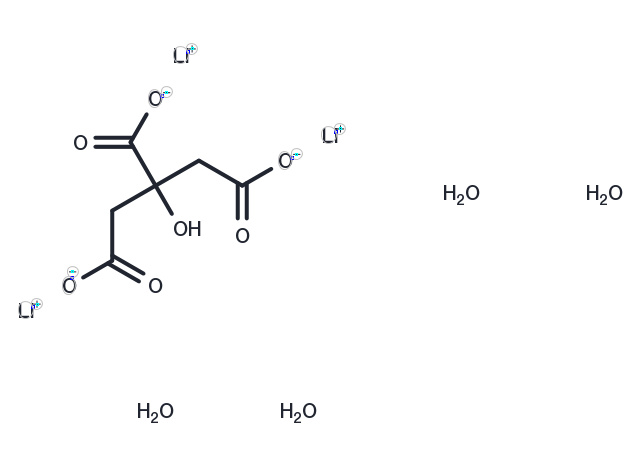 TargetMol Chemical Structure Citric acid trilithium salt tetrahydrate