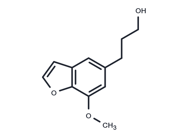 5-(3-Hydroxypropyl)-7-methoxybenzofuran Chemical Structure