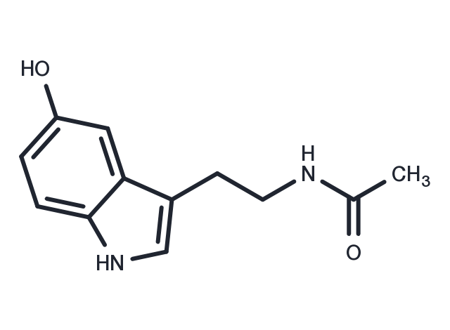 TargetMol Chemical Structure N-Acetyl-5-hydroxytryptamine