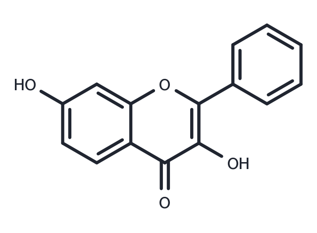 3,7-DIHYDROXYFLAVONE Chemical Structure