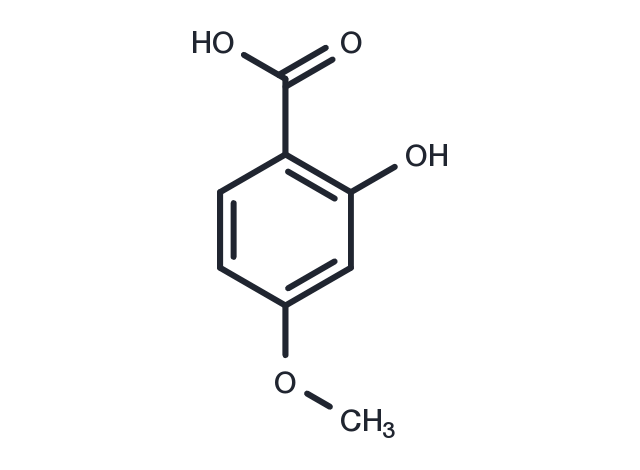 2-Hydroxy-4-methoxybenzoic acid Chemical Structure