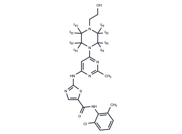 Dasatinib-d8 Chemical Structure