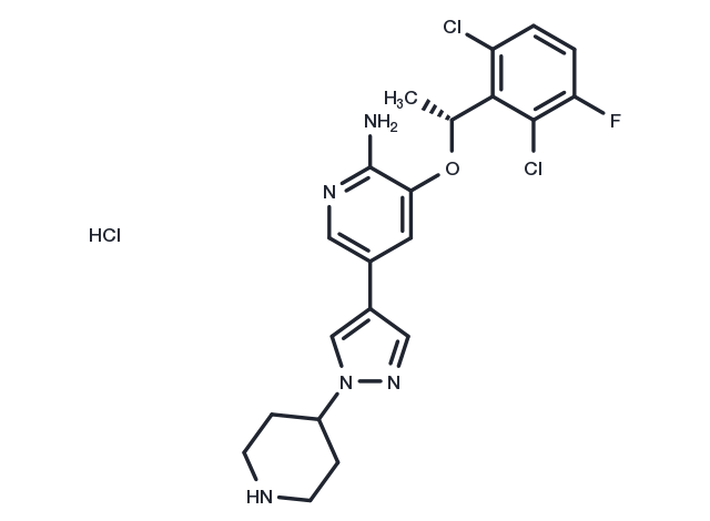 TargetMol Chemical Structure Crizotinib hydrochloride