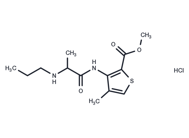 Articaine hydrochloride Chemical Structure