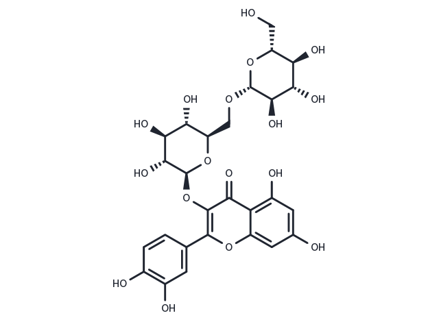 TargetMol Chemical Structure Quercetin 3-gentiobioside