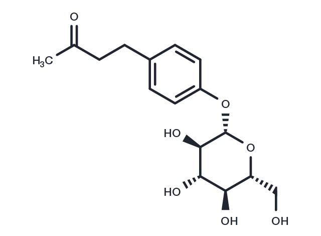 Raspberry ketone glucoside Chemical Structure