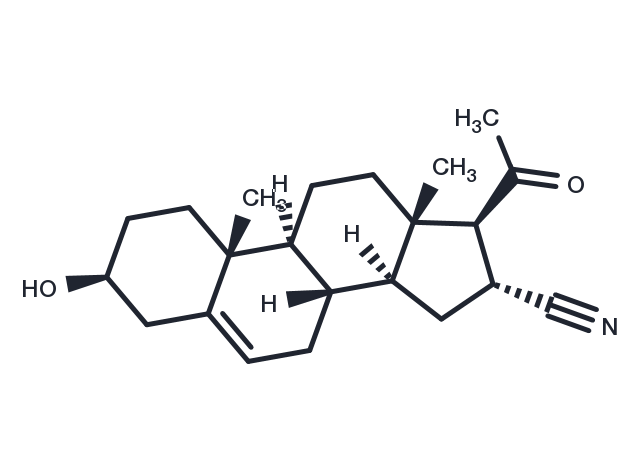 Pregnenolone Carbonitrile Chemical Structure