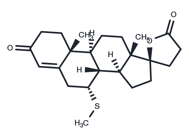 7α-Thiomethylspironolactone Chemical Structure