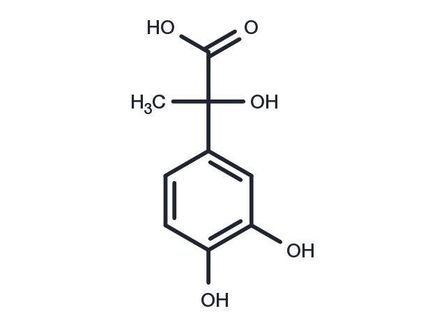 TargetMol Chemical Structure alpha-(3,4-Dihydroxyphenyl)lactic acid