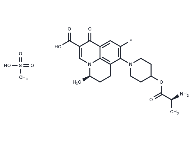 TargetMol Chemical Structure Alalevonadifloxacin
