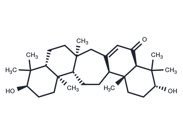 3,21-Dihydroxy-14-serraten-16-one Chemical Structure